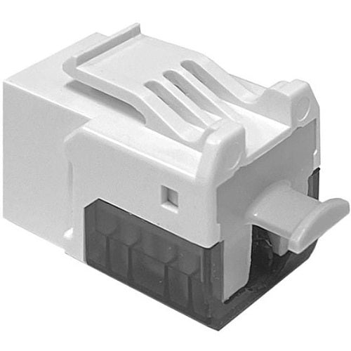 Platinum Tools FR7054 CAT6a Keystone Jack, White