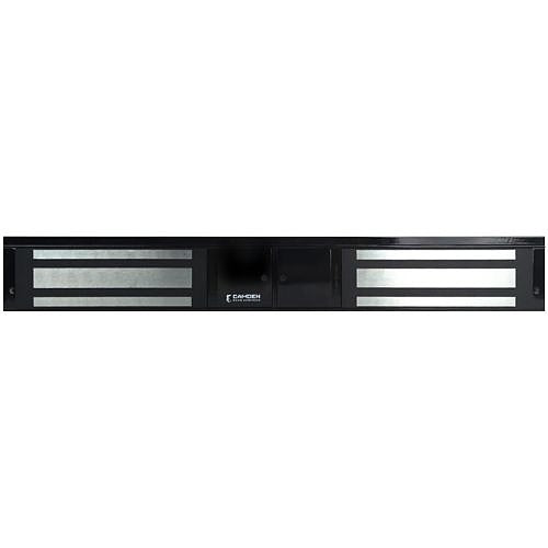 Camden CX-92S-12TDS-BK 92 Series Magnetic Lock with Adjustable Timer, Door Status Switch, Lock Sensor / Relay and LED, Surface Mount, Double Door, 1,200 lb, Black