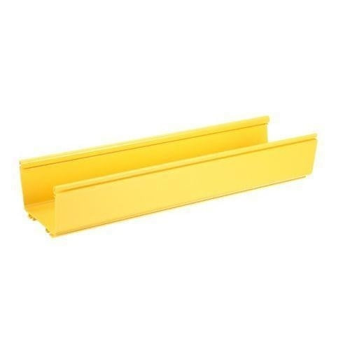 Panduit FR6X4YL6 FiberRunner Channel, PVC, 6x4, Snap-On, 6\', Yellow