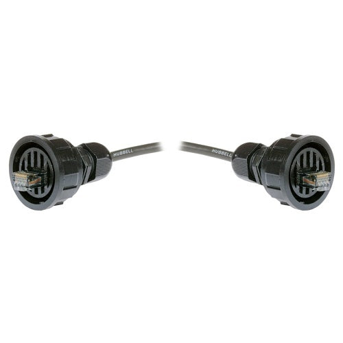 Hubbell HI610EE HI-IMPACT Patch Cord, CAT6 RJ-45 to CAT6 RJ-45, 10\'