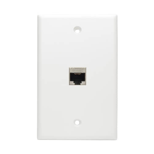 Tripp Lite N235-001-SH-D CAT6 Straight-Through Modular Shielded In-Line Snap\\" Coupler with 90-Degree Down-Angled Port (RJ45 F/F)
