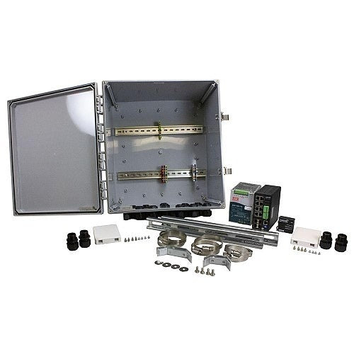 Lantronix OCA-1AA2A1 Cabinet Bundle, 384 Switch, 2-Pack, 2 FMKE