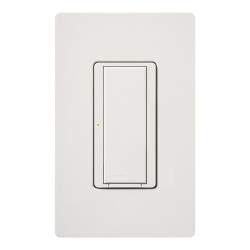 Lutron RRD-8ANS-SW Maestro RF Switch, Works with RA2Select / RA3, 8A Light / 5.8A Motor, Single Pole / Multi-Location, Neutral Required, 120V, Snow White