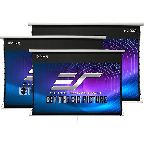 Elite Screens Manual Tab-Tension MT140XWH2 140\\" Projection Screen