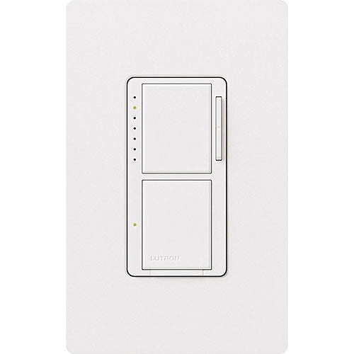 Lutron MA-L3S25HW-WH-C Maestro 300W 2.5A Dimmer and Switch, White