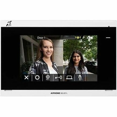 Aiphone IXG-2C7-L IP 7\\" LCD Touchscreen Video Tenant Station for IXG Series Multi-Tenant System
