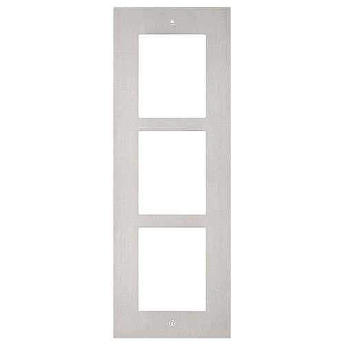 2N 01282-001 IP Verso and LTE Verso 3-Module Frame, In Wall Flush Mount, Nickel