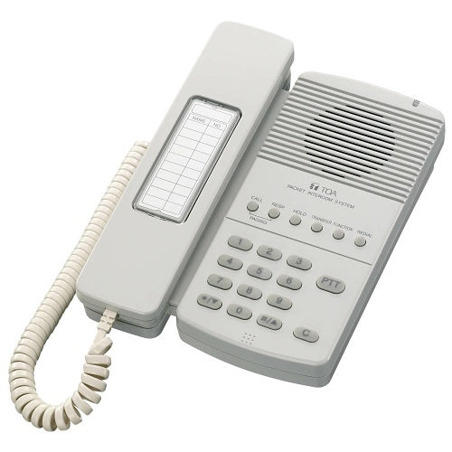 Toa N-8010MS Y A00 Hands Free/Handset, Desk/Surface Mount Standard Master Station