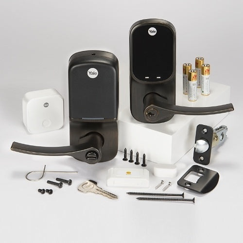 Yale YRL226-CBA-0BP Assure Lever Smart Touchscreen Lever Lock with Wi-Fi and Bluetooth, Oil Rubbed Bronze