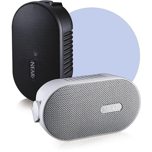 Bogen LB8TW 8\\" 2-way Weatherproof Loudspeaker with Built-in 70V Transformer, Pair, Black
