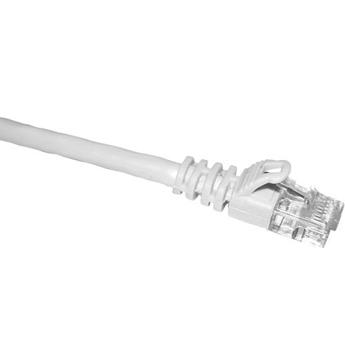 ClearLinks 25FT Cat. 6 550MHZ White Molded Snagless Patch Cable Image of YC-C6WH25M