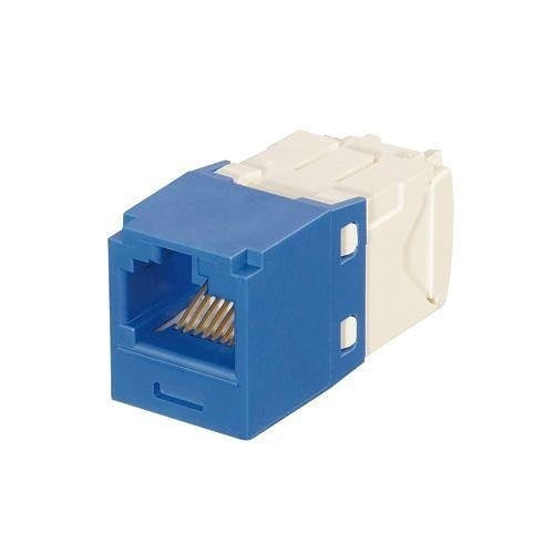 Panduit CJK688TGBU Mini-Com Keyed Module Cat 6 UTP 8 Pos Keystone Jack