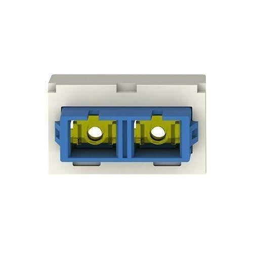Panduit CMDBUSCZIW SC Duplex Adapter (In Wall) Modular Module Assembly, Blue