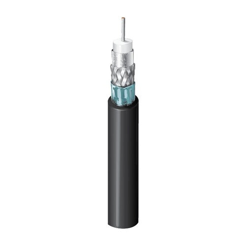 Belden 4794R N3U1000 4K UHD Coaxial Video Cable for 12G-SDI, 75 Ohm, Series 7, 16 AWG Solid SC, Tri-Shield, PVC Jacket, CMR, Mil Green, Reel, 1,000\'