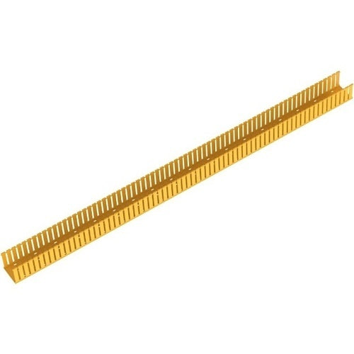 Panduit E4X4YL6 FiberRunner® Slotted Cable Routing Channel, 4x4, Yellow