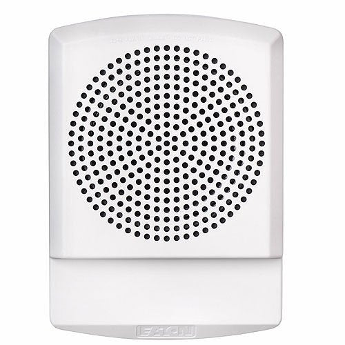 Eaton ELFHNW-N Wheelock Eluxa Low Frequency Sounder, Wall, No Lettering, 24V, Indoor, White