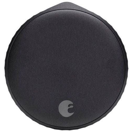 August Wi-Fi Smart Lock Gen 4, Bluetooth Enabled Deadbolt, Pro Exclusive, Matte Black (PRO-AUG-SL05-M01-G01)