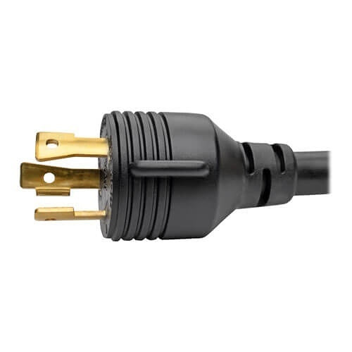 Eaton Tripp Lite P046-010-LL-30A Power Extension Cord, NEMA L5-30P to NEMA L5-30R- Heavy-Duty, 30A, 125V, 10 AWG, 10\' (3.05 m), Black, Locking Connectors