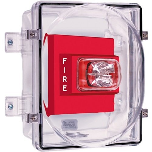 STI 1221A Stopper Dome and Strobe Damage Stopper and Enclosed Back Box, 4" Deep
