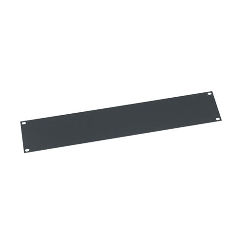 Middle Atlantic FEB2-CP12 Steel Blank Panel, 2U RMS, 12-Pack, Flat Black Powder Coat