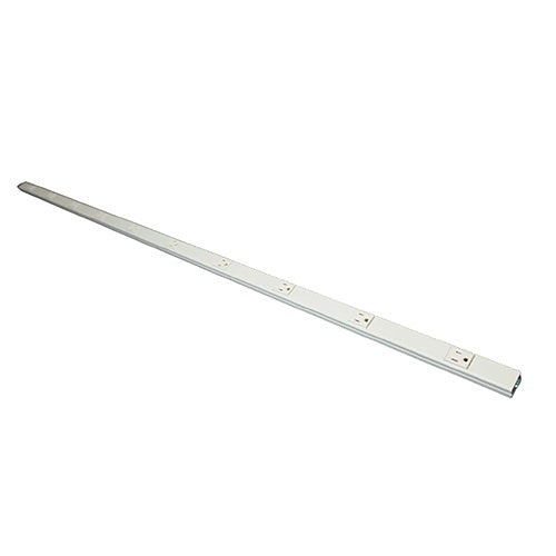 Wiremold V20GB306 Plugmold Hard-Wired Multi-Outlet Strip, Ivory, TAA Compliant