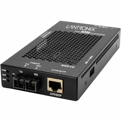 Lantronix S6010-1013-EU S6010 Series T1/E1 to Fiber Network Interface Device with Wallplate / European, 2km