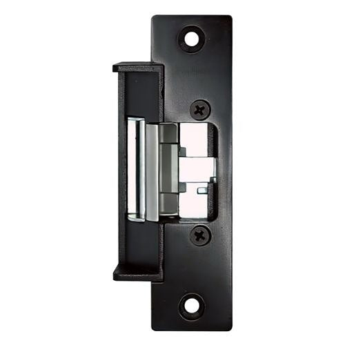 Camden CX-ED1079DL-BK CX-ED1079 Series Universal Gade 1 Electric Strike,  5/8\\" to 3/4\\" Throw, 12/24V AC/DC, Fail Safe/Fail Secure, Horizontal Adjustment, (3) Stainless Steel Faceplates, Black