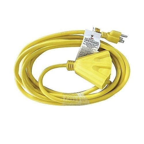 ADI PRO 0E-CX14325 Heavy Duty Indoor/Outdoor Extension Cord; 3 Tap, 25\', Yellow, Commercial and Residential