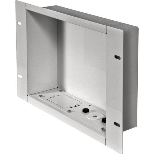 Peerless-AV IBA2 In-Wall Accessory Box for Recessed Cable Management and Power Storage, Usable Space 13.10\\" x 9.60\\" x 3.76\\" D, Black