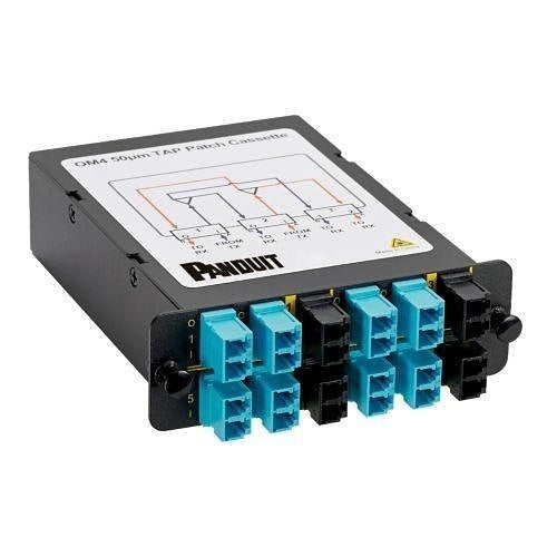 Panduit FCT-7ZC QuickNet Fiber Tap Cassette, Front Live
