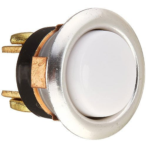 Edwards Signaling 620-L LGHTD Push Button, 10-Pack, 5/8\\", Chrome