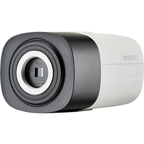 Hanwha HCD-6001 HD+ Series 2MP Analog HD Box Camera, Lens Not Included, Ivory