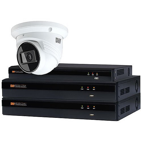 Digital Watchdog DW-VP9T9KIT24 Starter Kit, (1) VMAX IP Plus 2TB, (4) Turret IP Camera, Fixed Lens Image of 6K-VP9T924