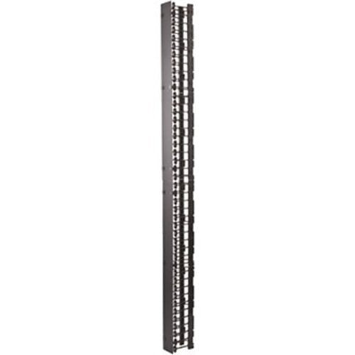 Ortronics Standard Vertical Cable Management Cage With Cover 6.00 X 6.58\\" X 7\' Image of OR-SVMS706