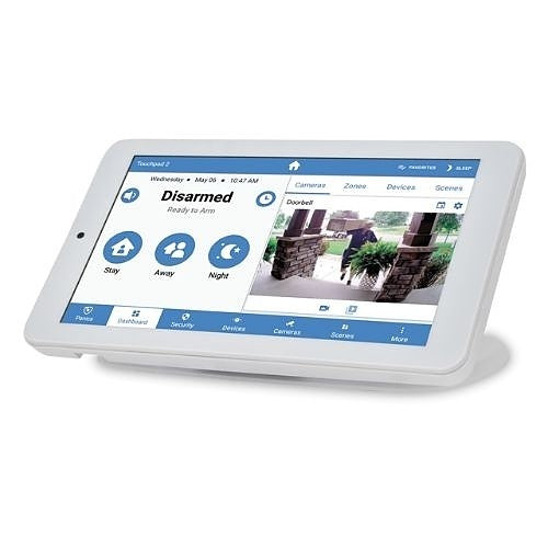 alula RE667X-PRO  7\\" Slimline Full-Color Touchpad Pro, Wall Mount and Tabletop Stand