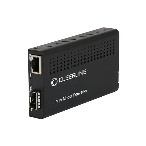 Cleerline SSF-SFP-RJ45-10G 10G Ethernet to 10G Base-X SFP+ Extender, AC US Power Supply