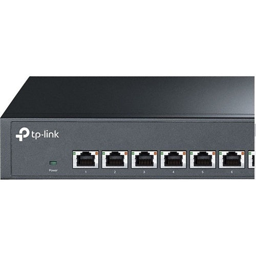 TP-Link TL-SX1008 8-Port 10G Desktop Rackmount Switch, Black