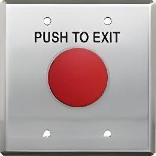 Camden CM-400WR/7 Red Button Double Gang Normally Open Contact Push Switch