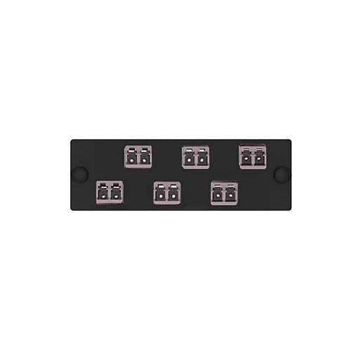 Panduit FAP6WJRODLCZ 6 Position Keyed Duplex LC Adapter
