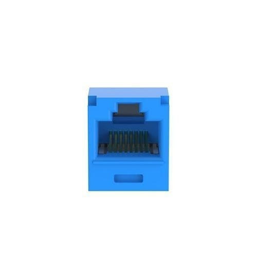 Panduit CJ6X88TGBU Mini-Com Module Cat 6A UTP Keystone Jack, 8 Pos 8 Wire, Blue