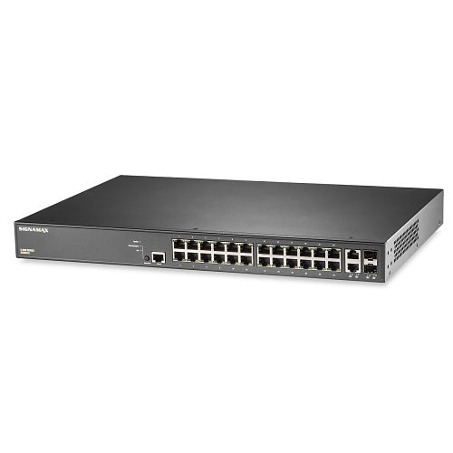 Signamax FO-SC60010 C-600 24 Port PoE Lighting Managed Switch, 1640W