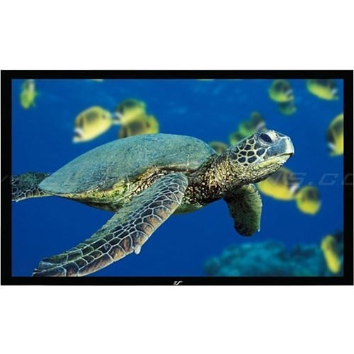 Elite Screens R120DHD5 ezFrame Series CineGrey 5D 120\\" 4K Ultra HD Wall Mount Fixed Frame Projector Screen, 16:9