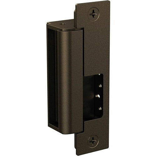 HES 1500C-613E-DLMS 1500 Series Complete Pac Electric Strike with 1LB Faceplate Kit for Latchbolts, Dual Lock Monitors and Strike Monitor, Dark Oxidized Satin Bronze Powder