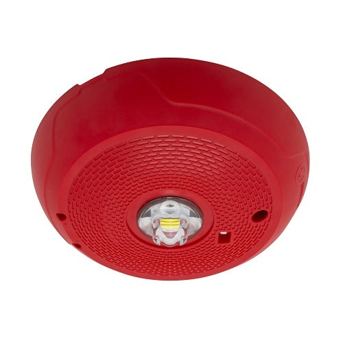 System Sensor SCRLED-P Series Ceiling Mount Strobe with LED, Non-Label, Red
