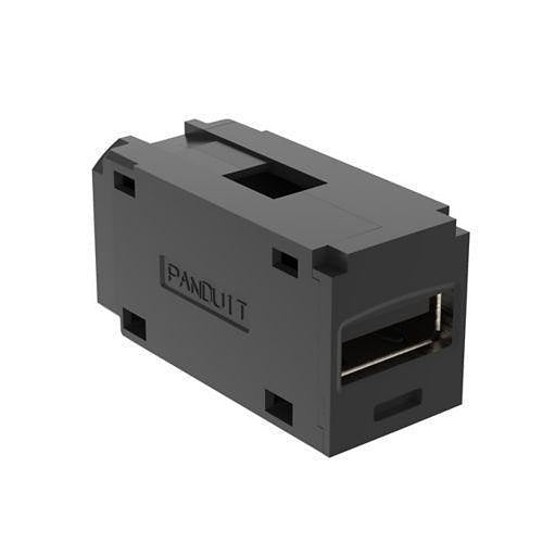 Panduit CMUSBAABL MINI-COM USB 2.0 Female Adapter, Compact Design