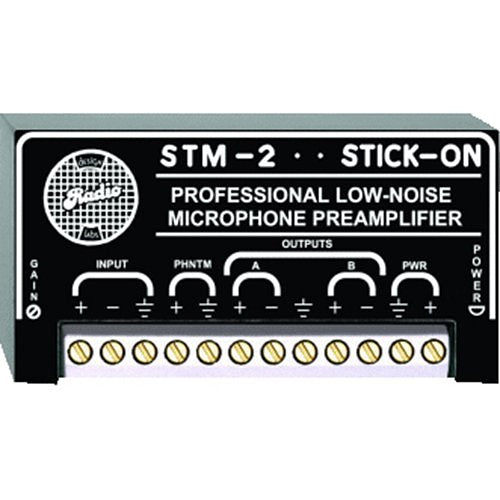 RDL STM-2 Microphone Preamplifier Image of RL-STM2