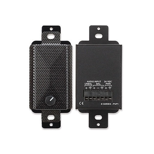 RDL DB-PSP1A Decora-Style Active Loudspeaker, Black
