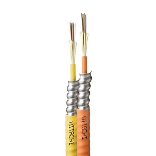 Proterial Cable 62187-144 Indoor Armored Tight Buffered Plenum Cable, 144 Fibers, 8.3 UM OS2, Aqua
