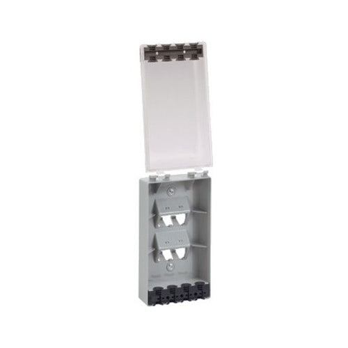 Panduit CFPWR4CIG 4-Port Faceplate, Water Resistant