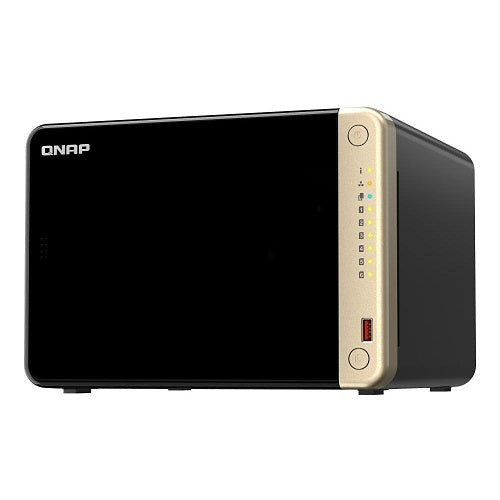 QNAP TS-664-8G-US TS-x64 Series 6-Bay NAS, Intel Celeron Quad-Core Processor, 8GB RAM